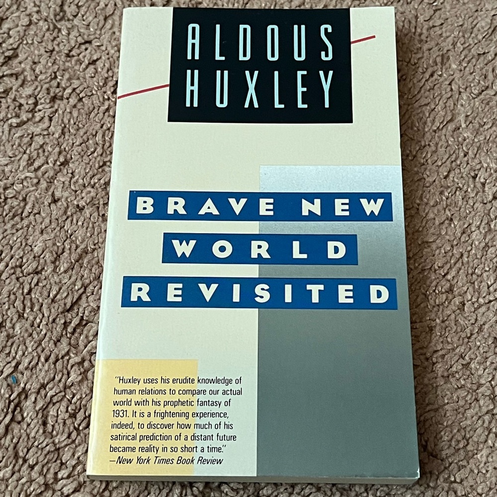 🦖 $10 items BOGO - Brave New World Revisited - by Aldous Huxley
